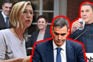 Rosa D&iacute;ez, Pedro S&aacute;nchez, Arnaldo Otegi