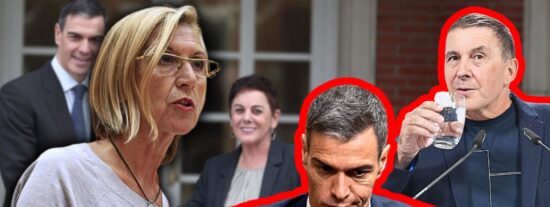 Rosa D&iacute;ez, Pedro S&aacute;nchez, Arnaldo Otegi