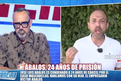 El hijo de &Aacute;balos, como nunca le hab&iacute;as visto tras la sentencia a su padre: "&iexcl;Me han reventado la vida!"