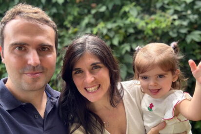 Claudia y sus padres
