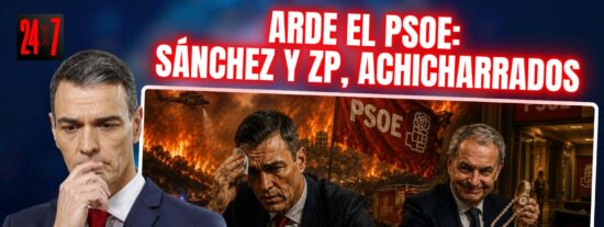 Arde el PSOE: S&aacute;nchez se achicharra con los incendios de Madrid y ZP con sus joyas