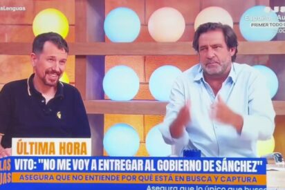 Pablo Iglesias y Luis Arroyo.