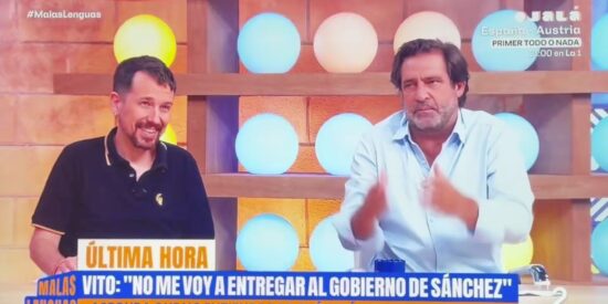 Pablo Iglesias y Luis Arroyo.
