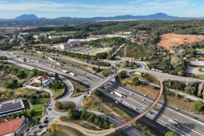 COPISA construir&aacute; la nueva pasarela ciclopeatonal sobre la AP-7 en Sant Cugat del Vall&egrave;s