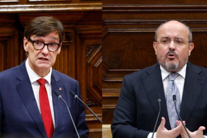 Salvador Illa y Alejandro Fern&aacute;ndez.