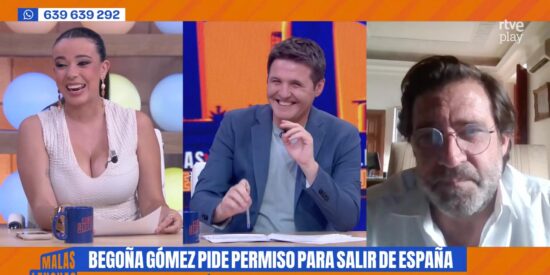 Sarah Santaolalla, Jes&uacute;s Cintora y Luis Arroyo.