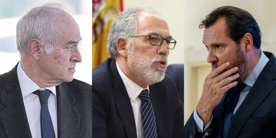Juan Carlos Peinado, Antonio Viejo y &Oacute;scar Puente.