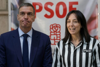 Pedro Sánchez y Mercedes González