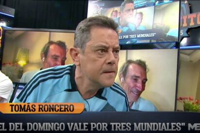 Tom&aacute;s Roncero desatado en El Chiringuito. 