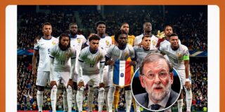 Rajoy y la Selección francesa de fútbol