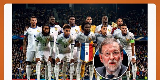 Rajoy y la Selección francesa de fútbol