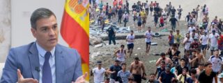 Pedro S&aacute;nchez y la invasi&oacute;n sufrida por Ceuta.