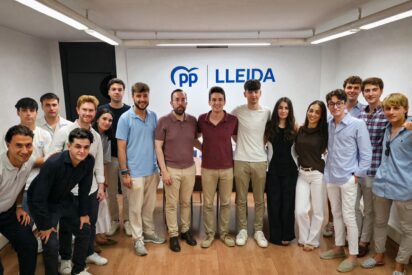 Dancausa elige Lleida como uno de sus primeros destinos al frente de Nuevas Generaciones y reivindica el crecimiento de la organizaci&oacute;n juvenil del PP