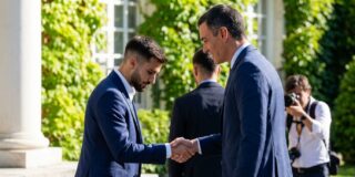 El gesto de &Aacute;lex Baena con Pedro S&aacute;nchez que toda Espa&ntilde;a aplaude