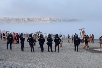Ceuta y los ilegales que llegan a nado desde Marruecos.