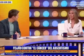 Cintora con cara de panoli cuando Marta G&oacute;mez Montero estalla. 