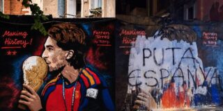 Salamanca se ofrece como refugio al mural de Ferran Torres, vandalizado por los indepes en Barcelona