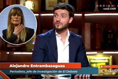 Alejandro Entrambasaguas, jefe de investigaci&oacute;n de 'El Debate', en el plat&oacute; de 'Horizonte' (Cuatro) 