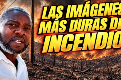 "Es desolador": Ndongo recorre Navas del Rey junto a su alcalde tras el infierno de las llamas
