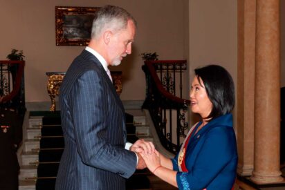 Felipe VI y Keiko Fujimori reafirman la hist&oacute;rica amistad y los lazos de cooperaci&oacute;n entre Espa&ntilde;a y Per&uacute;