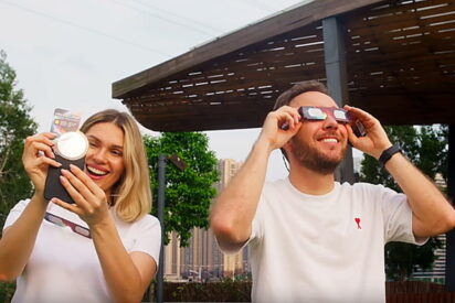Gafas para ver el eclipse