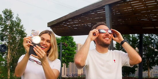 Gafas para ver el eclipse