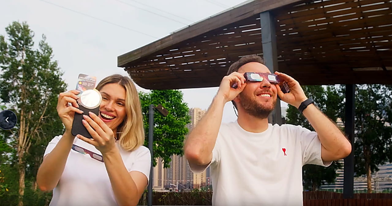 Gafas para ver el eclipse