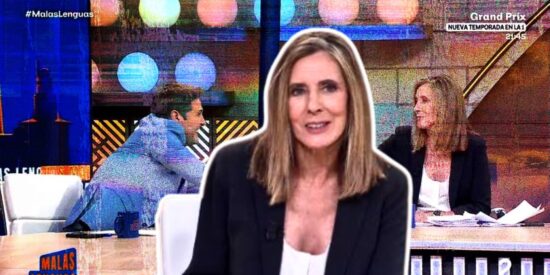 Marta G&oacute;mez Montero en el plat&oacute; de 'Malas Lenguas' (TVE) 