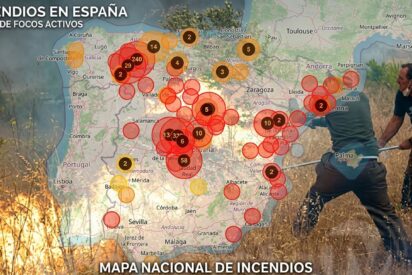 Incendios en Espa&ntilde;a.