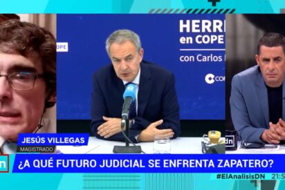 Jes&uacute;s Villegas, magistrado, en 'El An&aacute;lisis: Diario de la Noche' (Telemadrid)