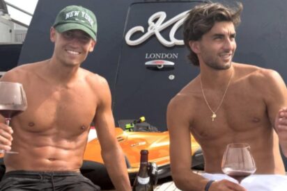 Marcos Llorente y Ferran Torres. 