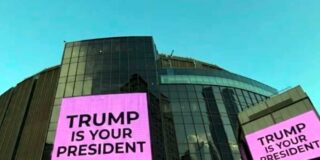 Trump se burla de Taylor Swift el d&iacute;a de su boda con una imagen falsa del Madison Square Garden