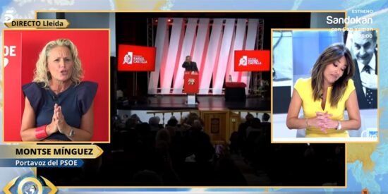 Montse M&iacute;nguez (PSOE) se inmola poniendo la mano en el fuego por el imputado Zapatero y recibe un garrotazo de Ana Terradillos