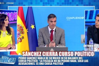 Antonio Naranjo saca la apisonadora contra S&aacute;nchez por irse a tomar el sol mientras Espa&ntilde;a arde: &ldquo;Sois unos caraduras&rdquo;