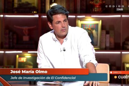 Jos&eacute; Mar&iacute;a Olmo, jefe de investigaci&oacute;n en 'El Confidencial', en 'Horizonte' (Cuatro) 