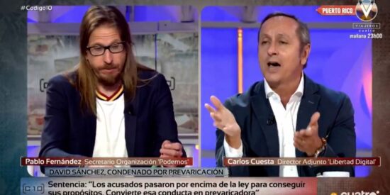 Pablo Fern&aacute;ndez y Carlos Cuesta en 'C&oacute;digo 10' (Cuatro)