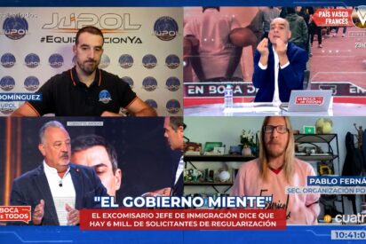 Nacho Abad y Pablo Fern&aacute;ndez en 'En boca de todos' (Cuatro) 