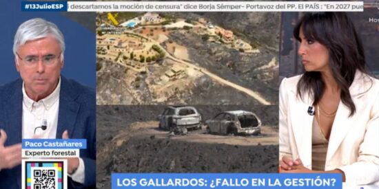 Paco Casta&ntilde;ares en el plat&oacute; de 'Espejo P&uacute;blico' (Antena 3) 
