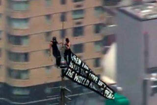 La Polic&iacute;a detiene a dos escaladores rusos tras coronar la cima del Empire State