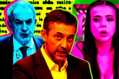 Jos&eacute; Luis Rodr&iacute;guez Zapatero, Javier Ruiz y Sarah Santaolalla