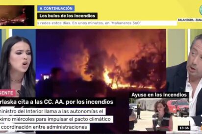 El progre Federico Quevedo deja ojipl&aacute;tico a Javier Ruiz al confrontar con Sarah Santaolalla por su festival de bulos contra Ayuso