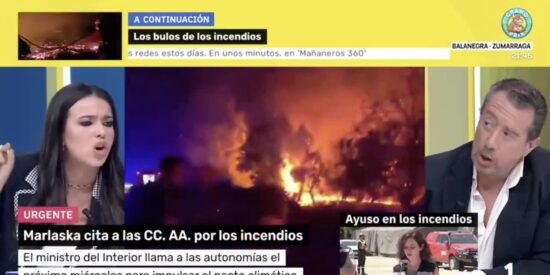 El progre Federico Quevedo deja ojipl&aacute;tico a Javier Ruiz al confrontar con Sarah Santaolalla por su festival de bulos contra Ayuso
