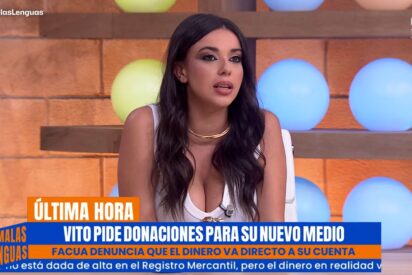 Sarah Santaolalla en 'Malas Lenguas' (TVE) 