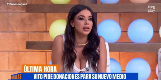 Sarah Santaolalla en 'Malas Lenguas' (TVE) 