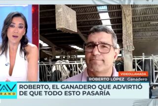 Roberto L&oacute;pez, ganadero, en 'Vamos a ver' (Telecinco) 