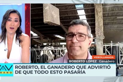 Roberto L&oacute;pez, ganadero, en 'Vamos a ver' (Telecinco) 