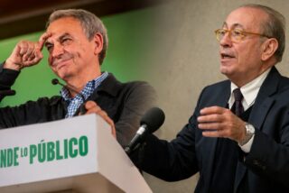 Jos&eacute; Luis Rodr&iacute;guez Zapatero y Nicol&aacute;s Redondo