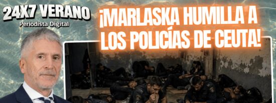 &iexcl;Marlaska humilla a los polic&iacute;as de Ceuta! &iexcl;Comen mortadela y duermen en el suelo!