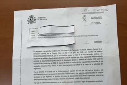 El colectivo UMDVERDES pide a la DGGC, que ordena y audite el archivo de la Mutua Ben&eacute;fica.