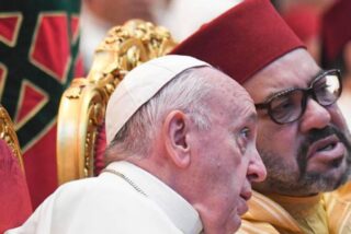 El Papa Francisco con Mohamed VI